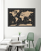 Obraz Kontinenty sveta World map